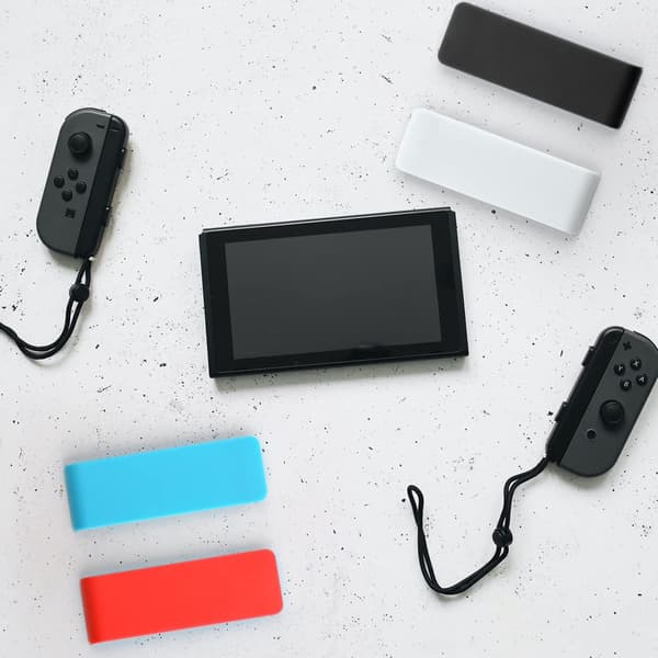4 stk. bakstativ for Nintendo Switch, kickstand-erstatning for Switch, erstatningsstativ for Switch, (4 farger)