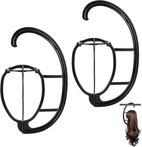Perukhållare, 2-pack Perukhängare Bärbar Perukhållare