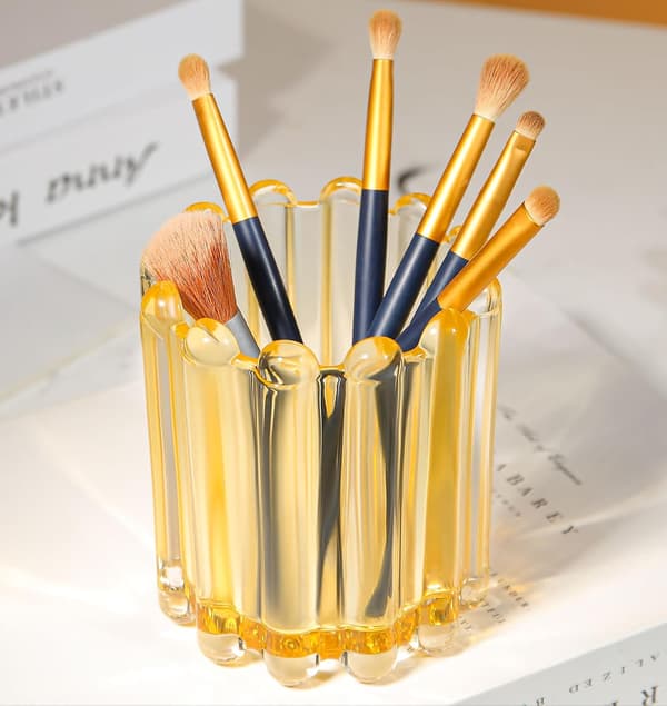 Børsteholder, Makeupbørsteholder, Makeupbørsteholder til forfængelighed,