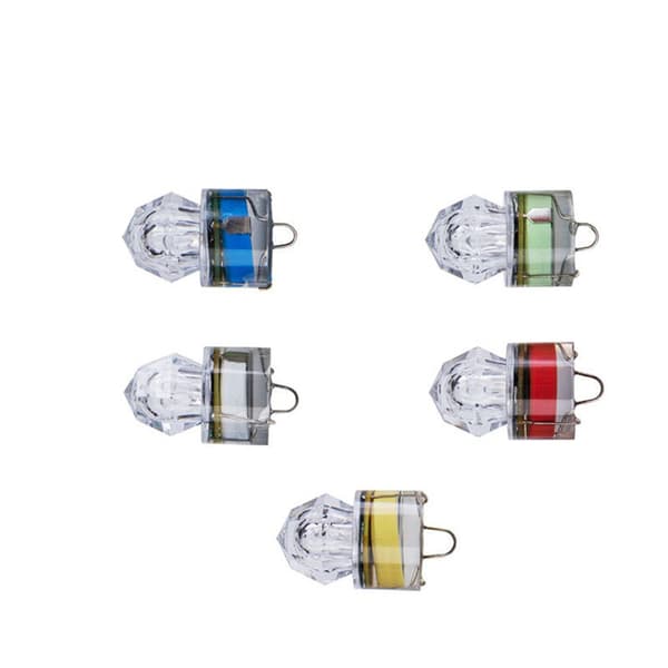 LED 5 stk. Dyb Drop Undervandsfiskeri Lys Diamant Rørformet Stil Agn