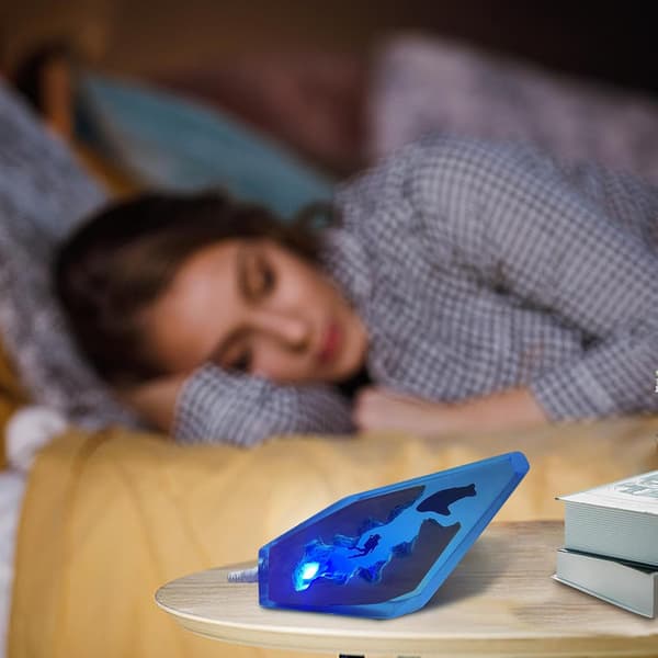 Ocean LED-natlamper, dekorative natlamper til sengeborde, bordpynt
