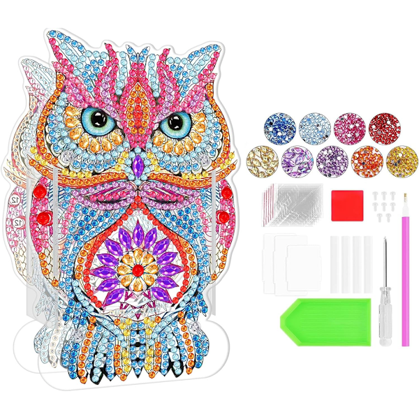 Diamantmaleri, Rhinestone Maleri Organizer til Pen, DIY Rhinestone Maleri Pen, Desktop Dekoration Holder, Diamantmaleri Tilbehør