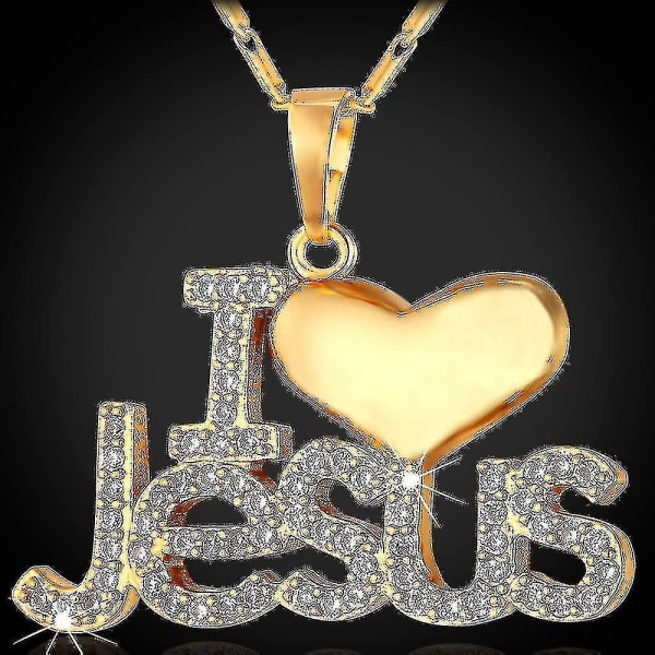 Jesus Piece smycken halsband Cubic hänge