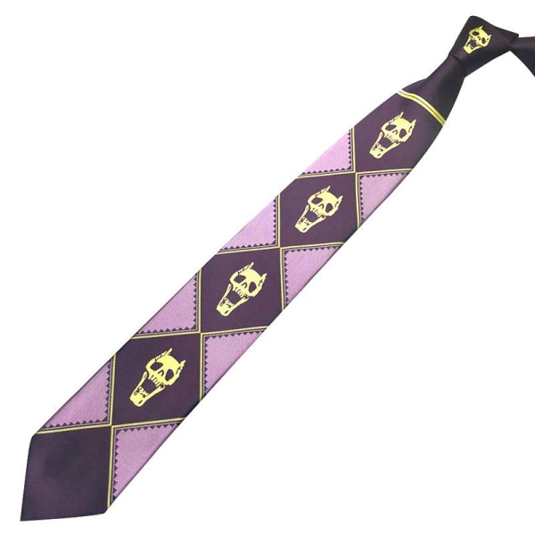 Anime Jojo Bizarre Adventure Neck Tie Killer Queen Kira Yoshikage Skul