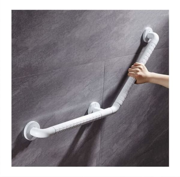135° Brusebadsgreb Rustfrit Stål PVC 45cm Toiletgreb til Handicappede og Ældre