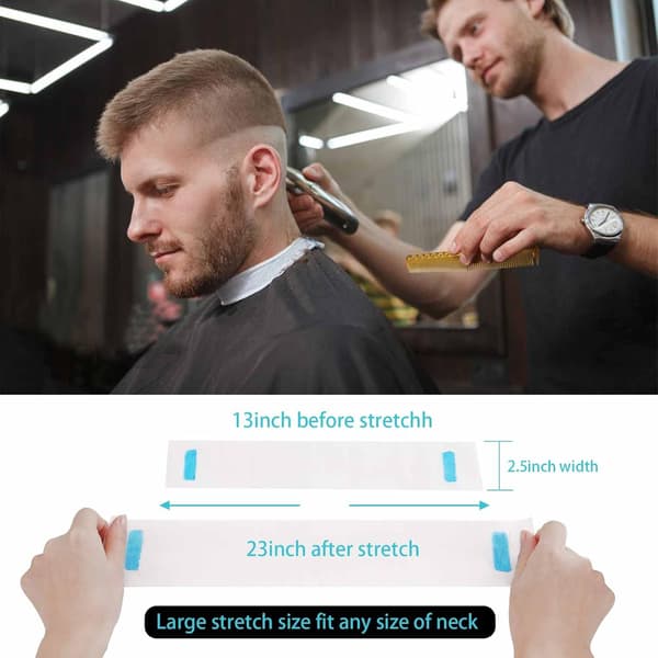 10 rullar engångsbarberpapper nackremsor engångsnackpapper, Pro
