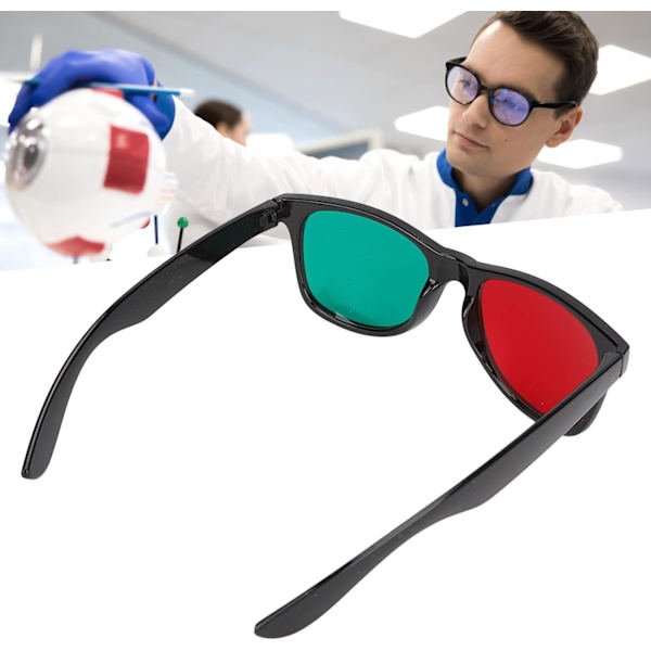 Punaiset vihreät lasit, näköharjoittelu silmälasit amblyopia exotropiaan