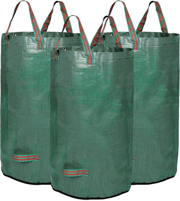 3-pack 32-gallon återanvändbara trädgårdsavfallspåsar 45 cm x 76 cm - Trädgårdsavfall