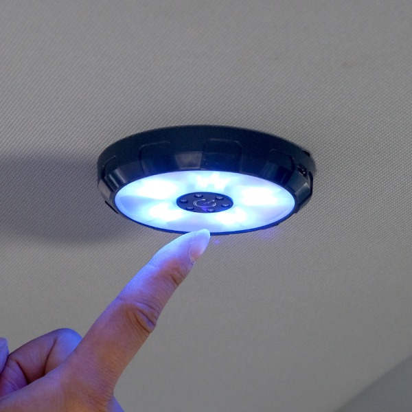 1 st bilens innerbelysning LED-taklampa bil touch nattlampa U