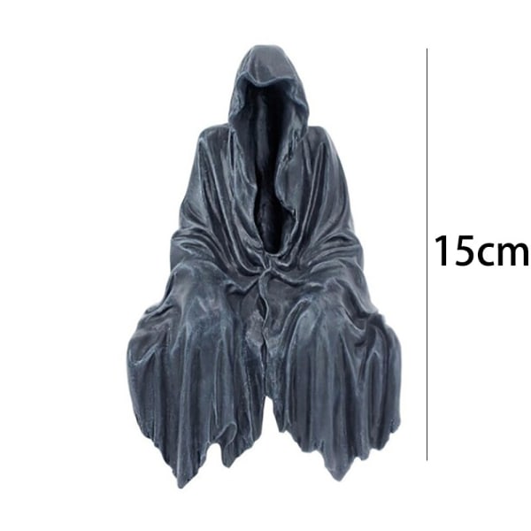 Reaping Solace The Creeper Reaper Sittende Statue Resin Desktop Ornament