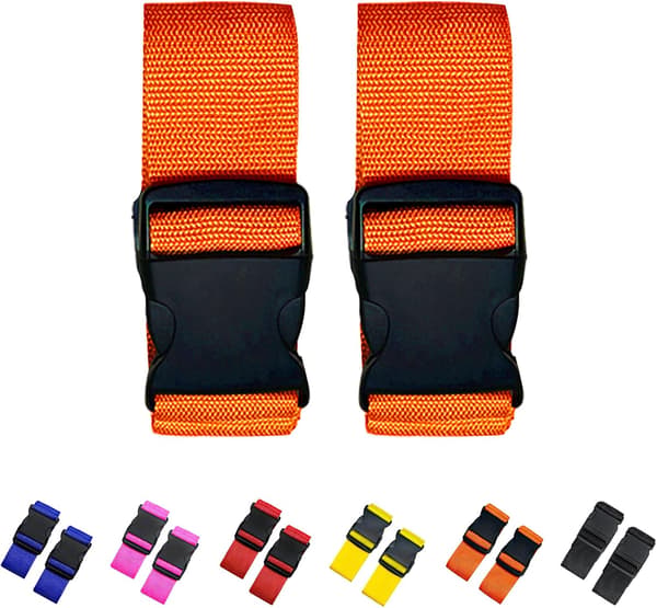 2-pack resväskor resväska remmar set, resetillbehör förtjockade resväskor