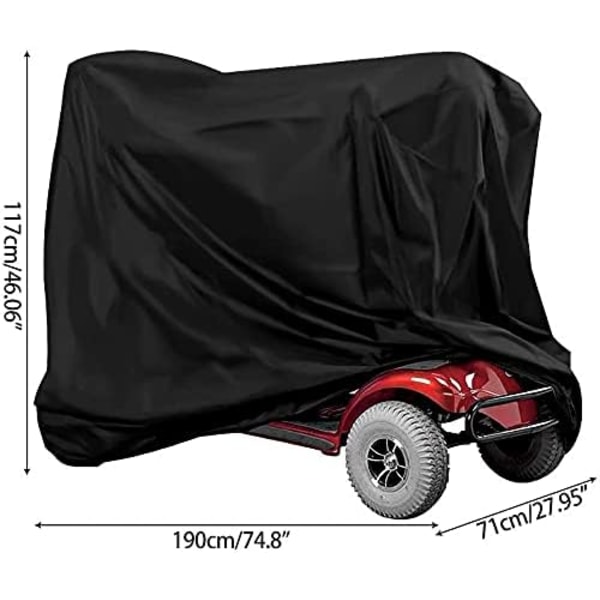 Oxford 210d Heavy Duty Vanntett Rullestol og Reise Scooter Protec