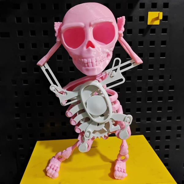 Dancing Skeleton Dancing Skull Toy Wind-Up Dancing Skeleton Toy Deskto