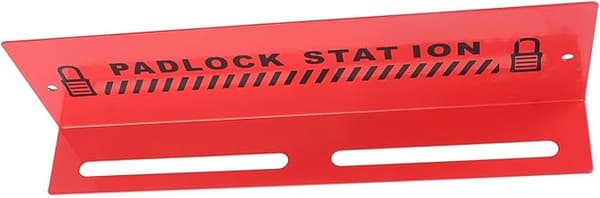 Låspadlock Station, Väggmonterad Hög Säkerhetslarm Påminnelse Lås Stati