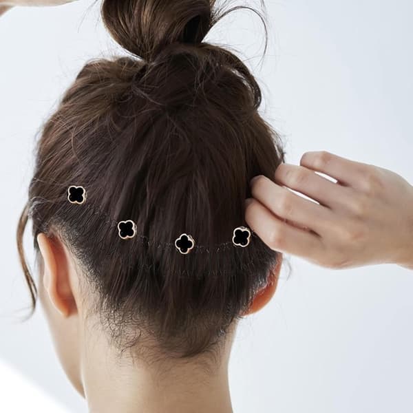 Side Twist Clip, Elastisk Skridsikker Perlekam, Letvægts Dekorativ
