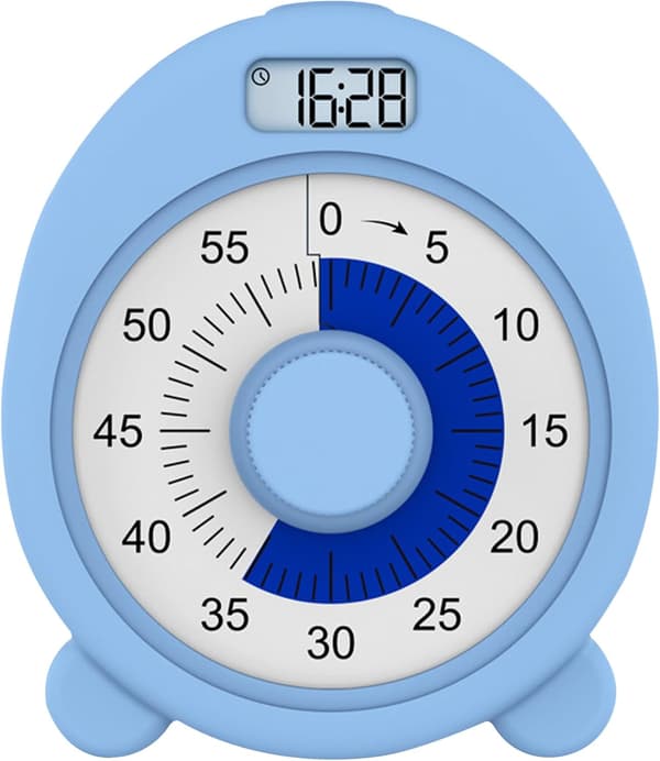 Visuell timer för barn, vuxna, klassrum, kök, 60 minuter C