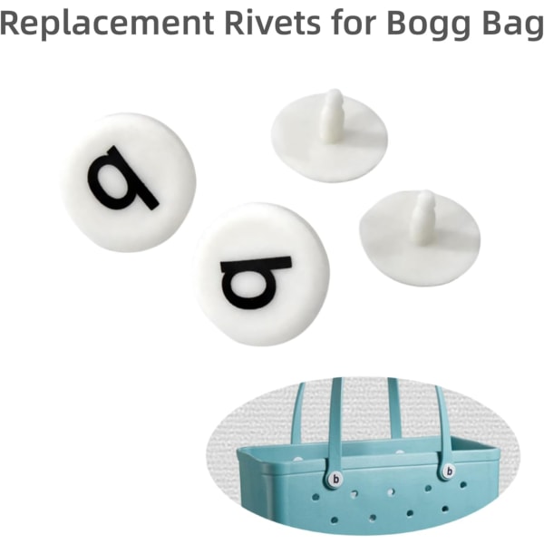 Erstatningsnagler for Bogg Bag, 8 stk Tilbehør til Bogg Bag, Reparasjon