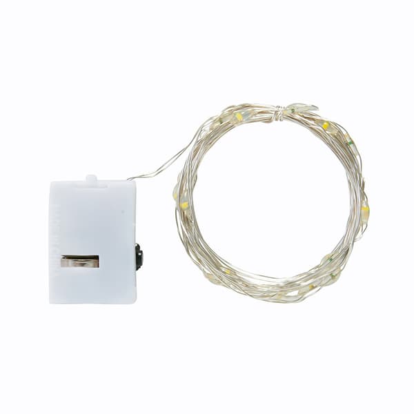 6 stk. små batteridrevne lyskæder [med batteri] 3m 30 LED Batte