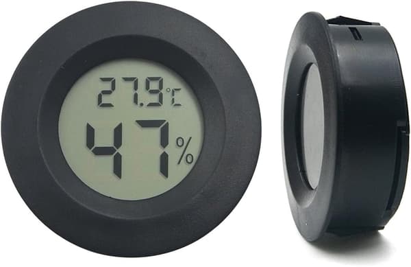 2 stk. Mini Digital Lcd Termometer Hygrometer Temperatur Fugtighed -50~