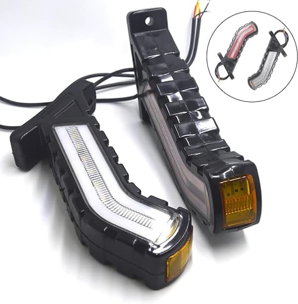 2 stk. LED-positionslys, 12/24V universal LED-positionslys Surroun