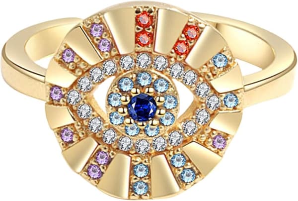 Ringe Hæklede Øjne Ringe Finger Ring Stilful Ring Justerbar R