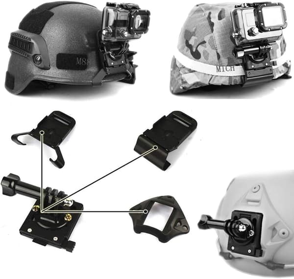 Kamerafestebrakett Match for Tactical Helmet Tilbehør Front Brack