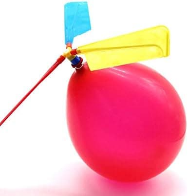 10 kpl sarja ilmapalloja helikopteri lentää pillillä lapset ulkona Pla