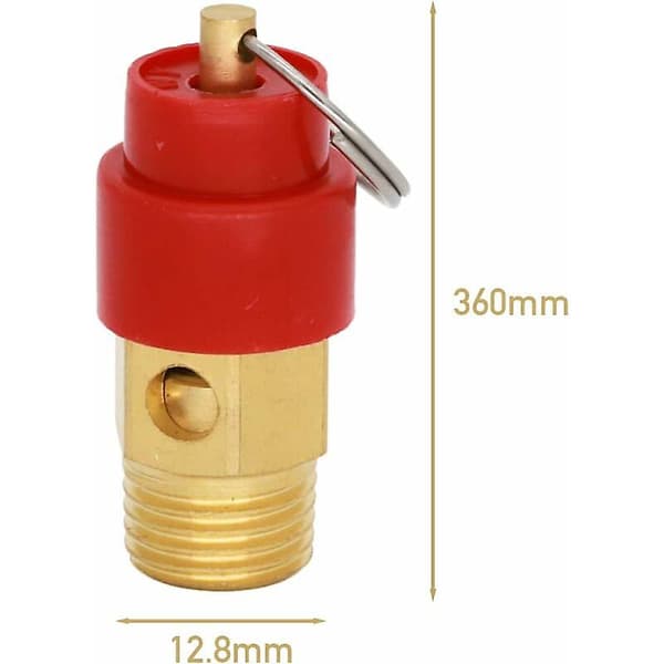 1/4 Bsp Sikkerhedsventil Luftkompressor Trykafbryder 145psi 8.8 Bar