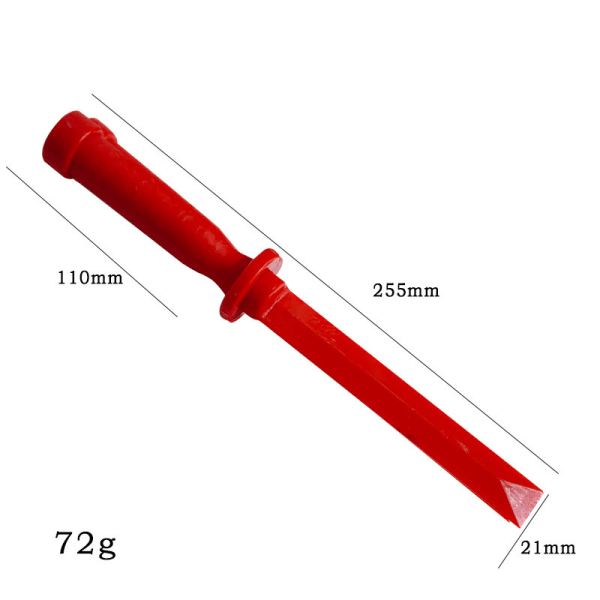 Sett med plastskraper - bredde 21 - 21 - 24 - 36 mm - 4 deler