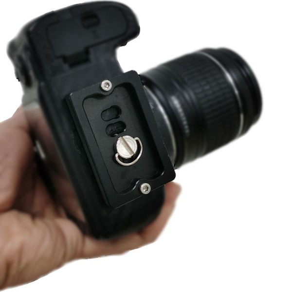 Kamera Snabbkopplingsplatta PU50 2 delar QR Liten platta med 1/4"-20 S