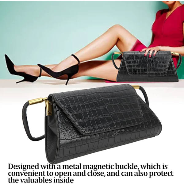 Handväska Quiltad Väska Crossbody Väska Dam Liten PU Läder Handväskor Sh
