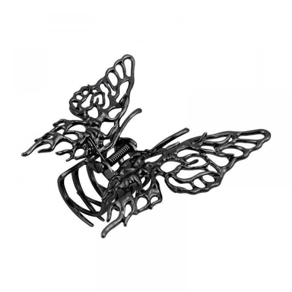 Metall Flytande Butterfly Hårklämmor För Kvinnor Stora Hårkloklämmor För