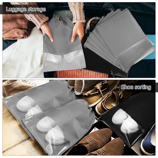Non-woven opbevaringspose, snørepose non-woven snøreposer 10