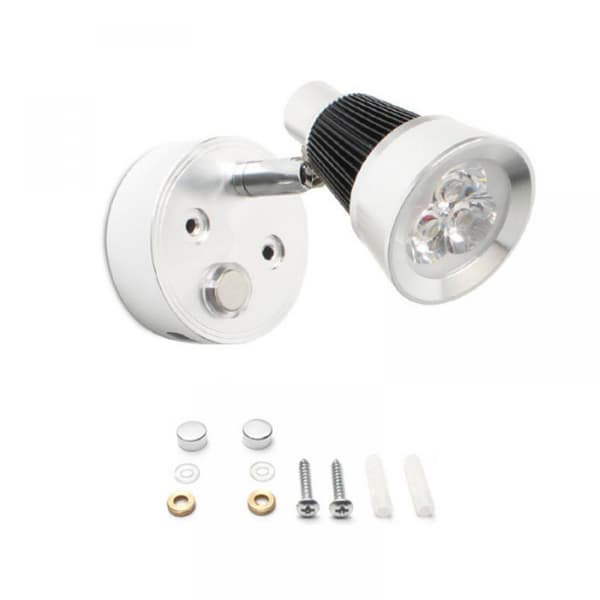 12 Volt Caravan Spotlight, Touch Dimmable Indendørs LED Læselampe Med USB