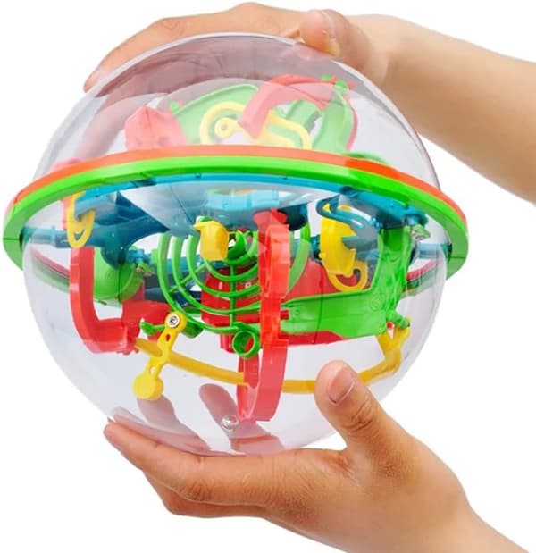 3D-labyrinttipallopulmapeli 100 estettä Labyrintti Taikaäly Ba