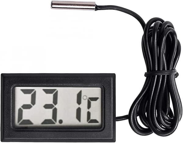 Digital LCD-termometer Temperatursensor Måleområde -50 Celsius C