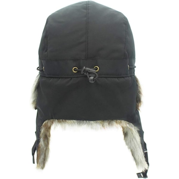 Vinter Trapper Trooper Hat Varm Fleece Ski Sne Hat med Øreklapper