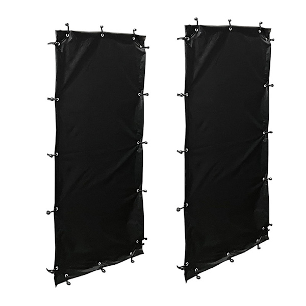 2 stk værbeskyttelsessett 66 x 148 cm 2 sider for vedhyller W