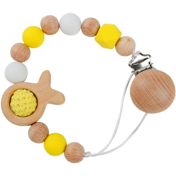 Boho sateenkaari puuklipsit käsintehty punottu puuvilla unisex vauvajuhlat B