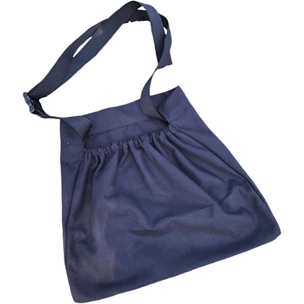 Svampesæk - Foldbar indkøbstaske - Frugtplukketasker - Grøntsags- og frugtopbevaringstaske - Justerbar - Sort - Lærred - 40*45 cm - Til camping