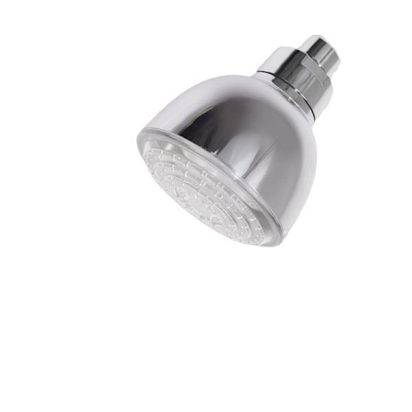 LED Dusjhode, Dusjhode med Lys, 7 Farger Blinkende Lys, Automatisk Skiftende LED Fast Dusjhode for Baderom