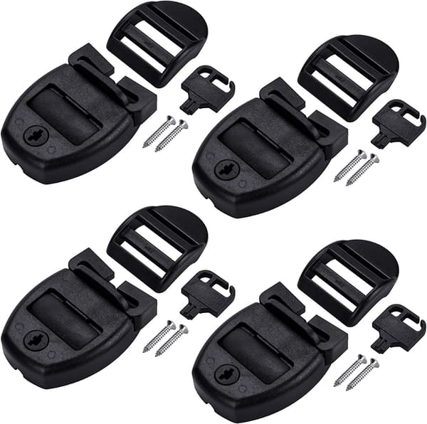 4X Spa Hot Tub Cover Latch Strap Reparationssæt & Nøgle Hot Spring