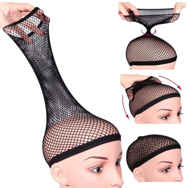 Strækbar elastisk hårnet Hue Wig Cap hårnet Hue Pack o