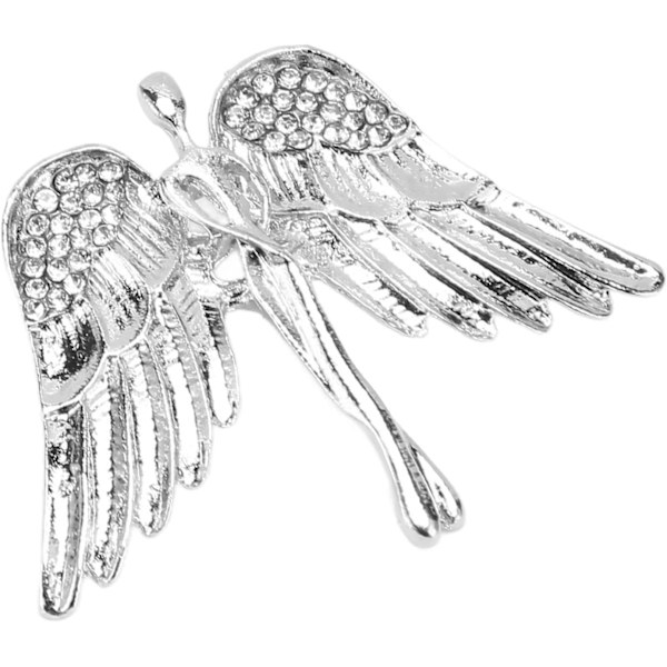 Ängel Brosch Pin, Broscher Pin Smycken Silver Lägg Till Graceful Legering Varaktig Färg Bevarande För Slitage Halsdukar För Kvinnor