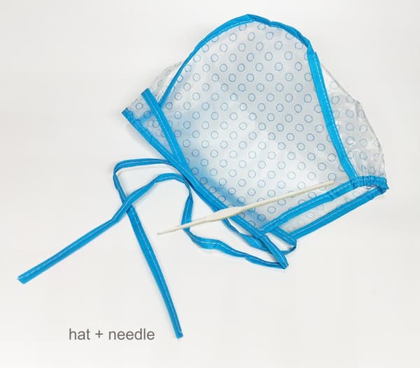 4 st hårfärgningsmössa kit, PE hårfärgningsmössa tippningsmössa engångs