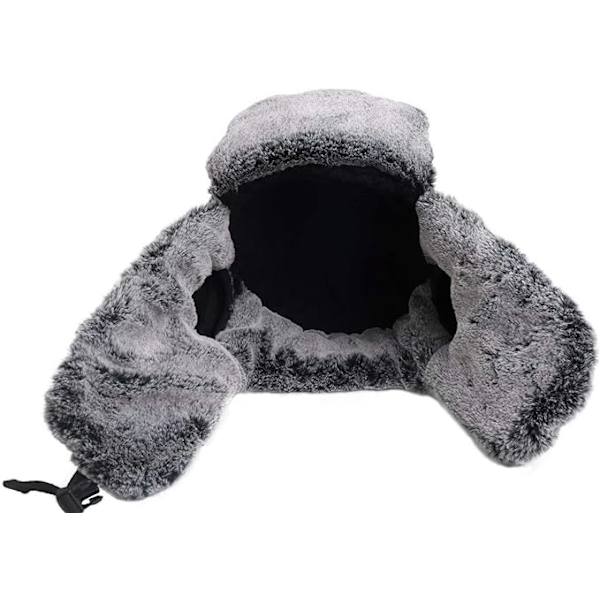 Varm Trapper-hatt för män Vinter Ryska Mössor Ushanka Jaktmössa