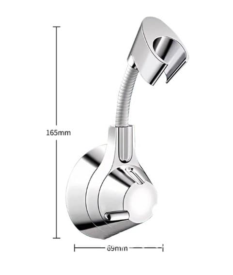 1 stk dusjhodeholder uten boring, dusjhodeholder, dusjholder