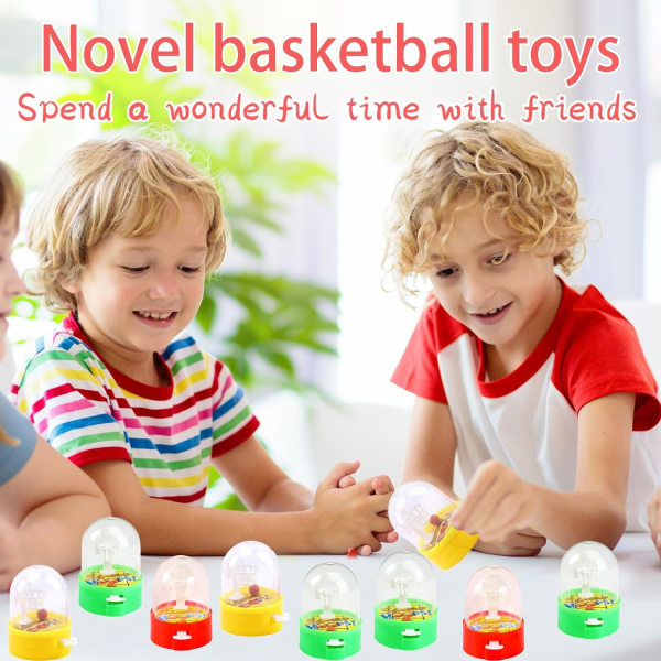 12-pack Mini Finger Basketball Shooting Game, Party Favors Basketball