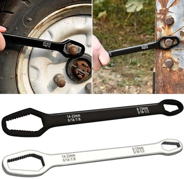 Kromivanadiini teräsavain, kaksipuolinen 8-22mm 2kpl