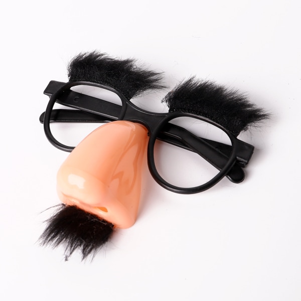 Funny nose disguise glasses with mustache, party gift, Halloween costu